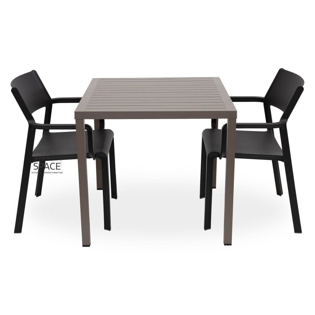 Cube - Trill Chair 3P Set - Outdoor Dining Set - Nardi