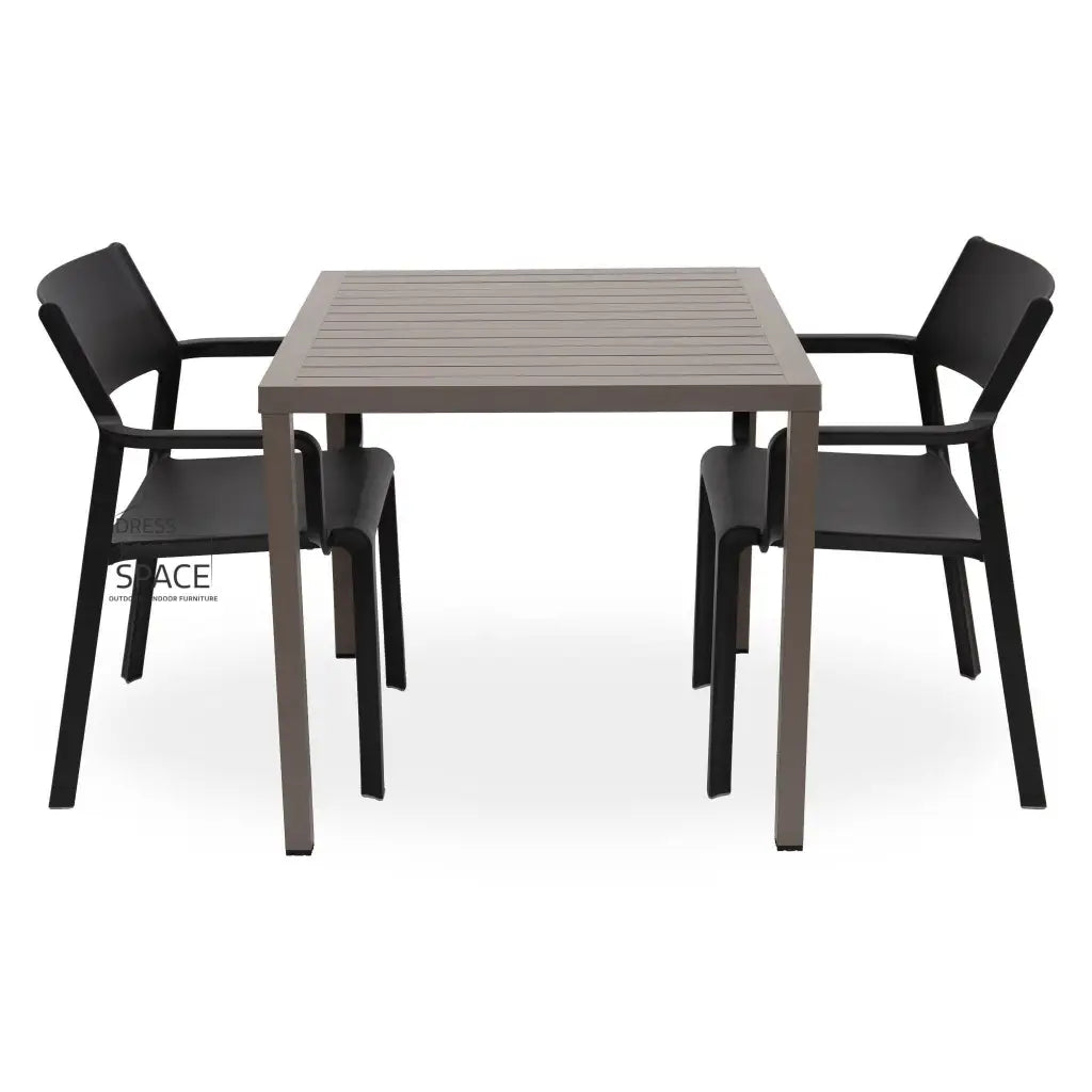 Cube - Trill Chair 3P Set - Outdoor Dining Set - Nardi
