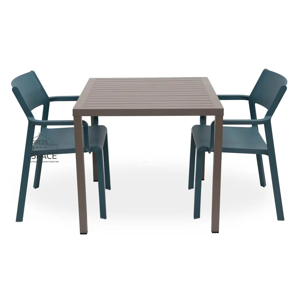 Cube - Trill Chair 3P Set - Outdoor Dining Set - Nardi