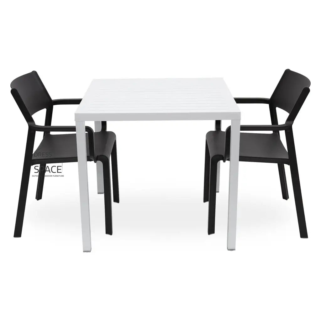 Cube - Trill Chair 3P Set - Outdoor Dining Set - Nardi