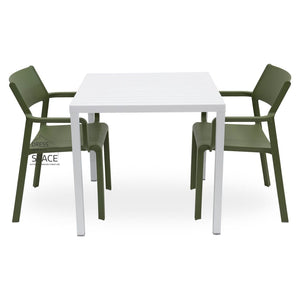 Cube - Trill Chair 3P Set - Outdoor Dining Set - Nardi
