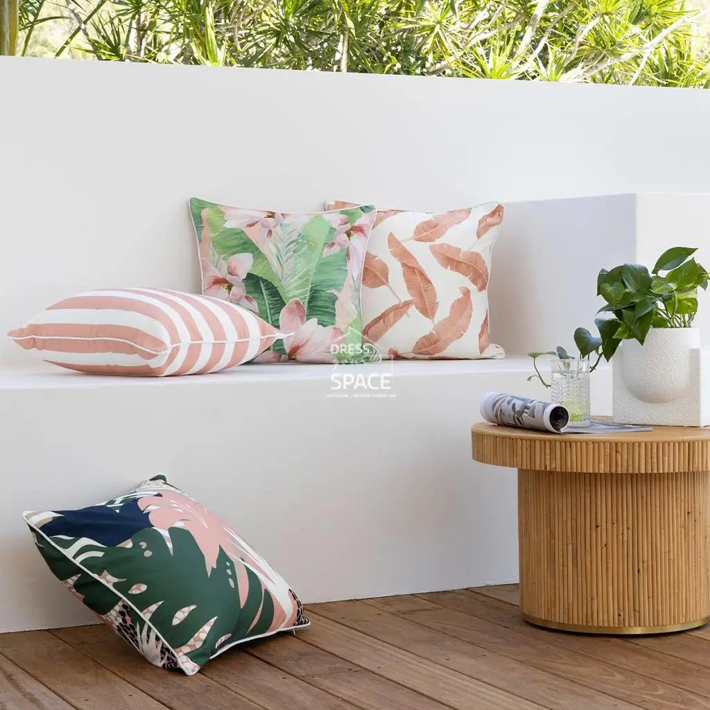 Daydream Noosa Cushion - Blush - Outdoor Cushion - Zaab