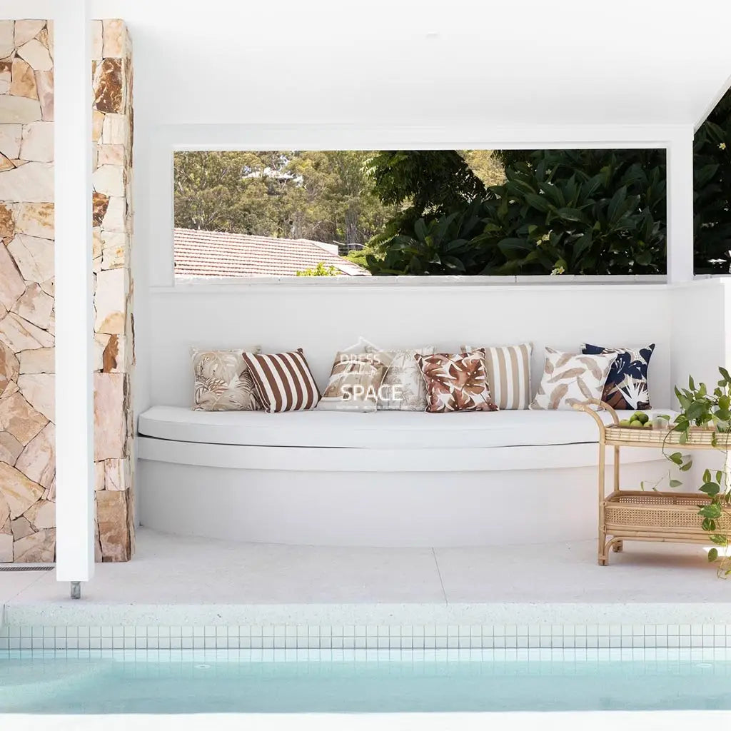 Daydream Noosa Cushion - Natural - Outdoor Cushion - Zaab