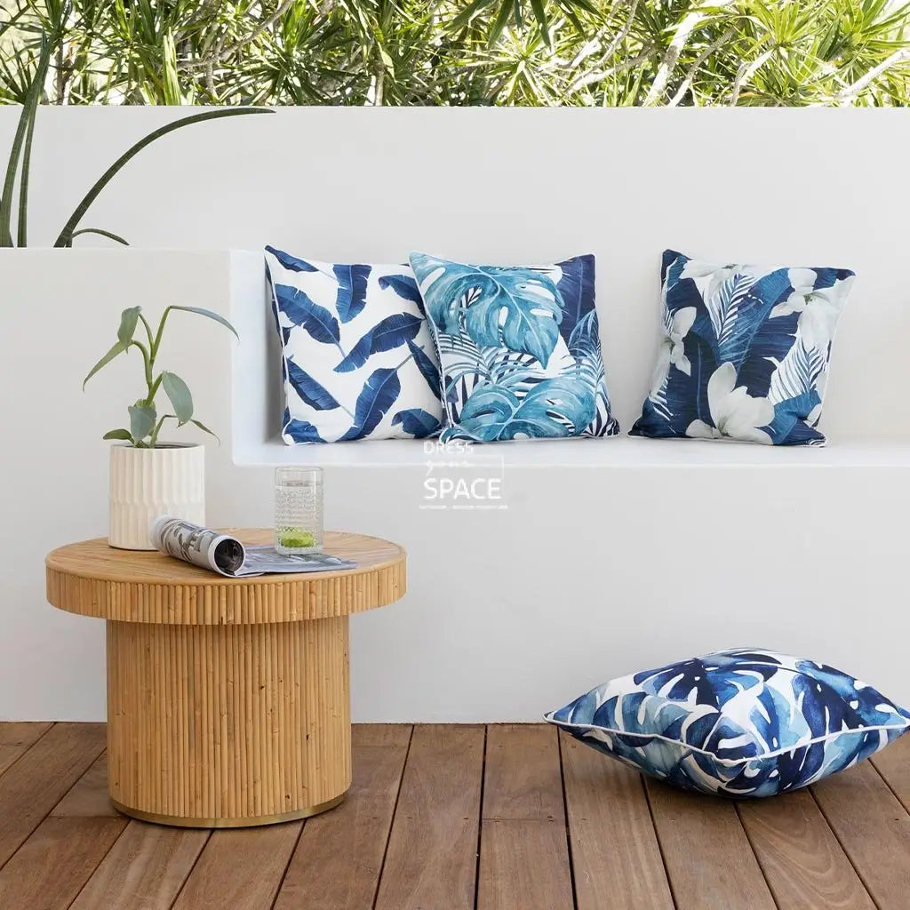 Daydream Noosa Cushion - Navy - Outdoor Cushion - Zaab