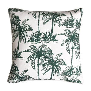 Daydream Palm Cushion - Green - Outdoor Cushion - Zaab