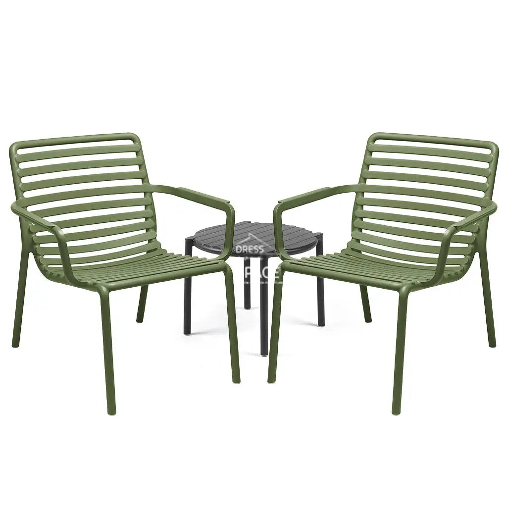 Doga 3 Piece Set - Agave - Outdoor Dining Set - Nardi