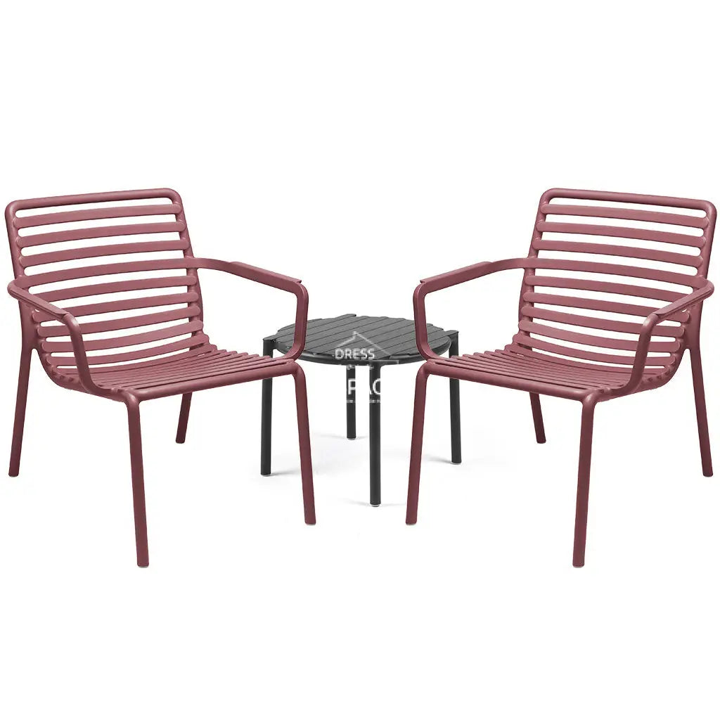 Doga 3 Piece Set - Marsalla - Outdoor Dining Set - Nardi