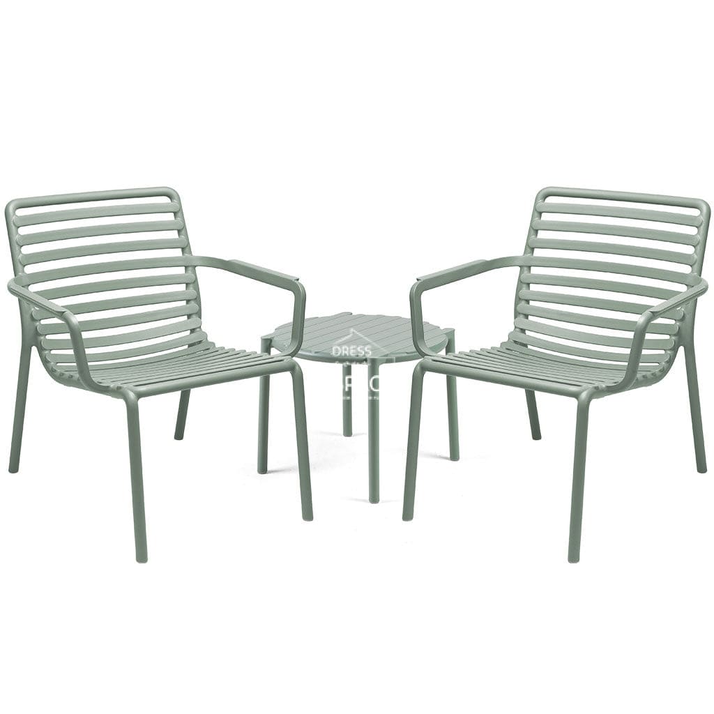 Doga 3 Piece Set - Menta - Outdoor Dining Set - Nardi