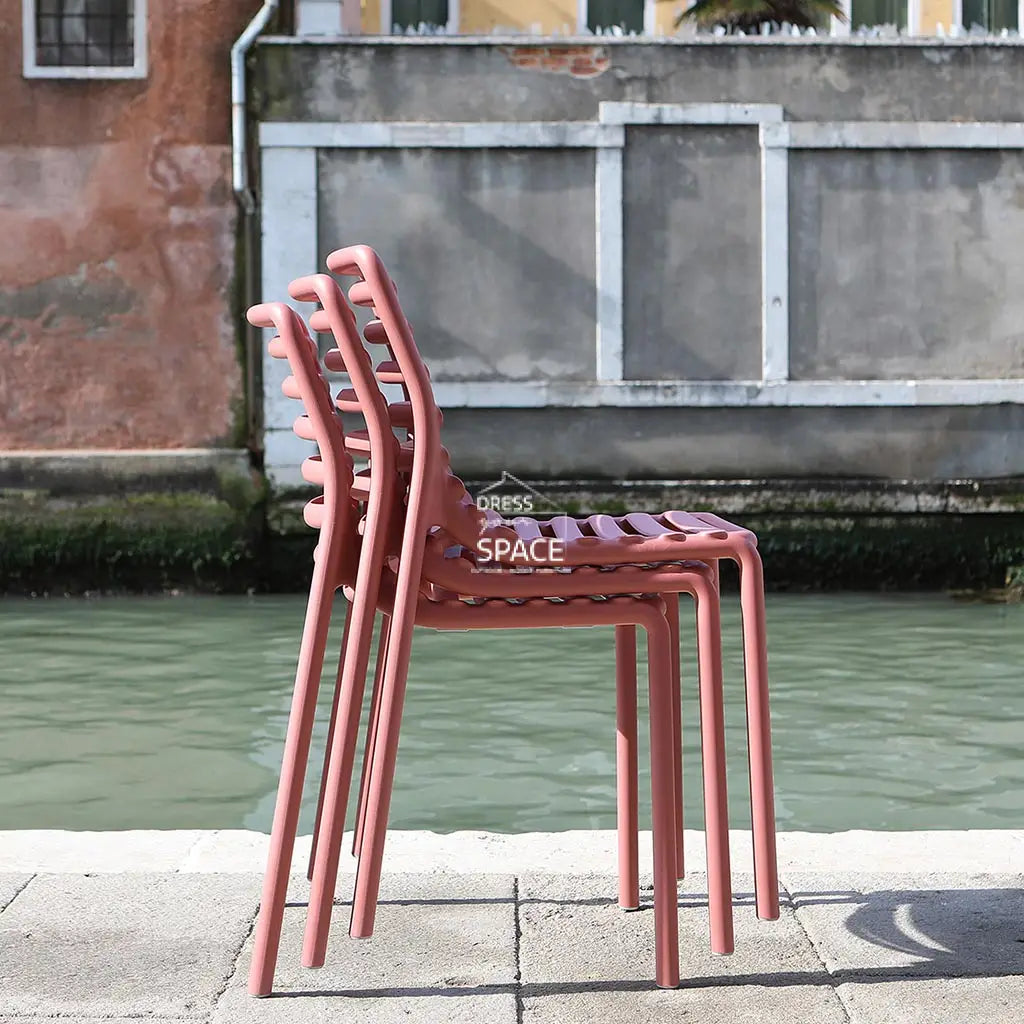Doga Armless Chair - Marsala (PRE ORER SEPTEMBER 2022) - Outdoor Chair - Nardi