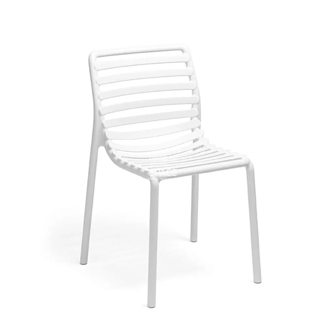 Doga Armless Chair - White (PRE ORER SEPTEMBER 2022) - Outdoor Chair - Nardi