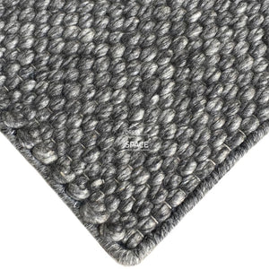 Drake Wool/Viscose Rug - Anthracite - Indoor Rug - Bayliss Rugs