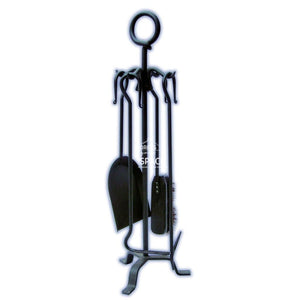 Dynamite Dan Clifton 4P + Stand Fireplace Tool Set - Fireplace Tool Set - DYS Fireplace Accessories