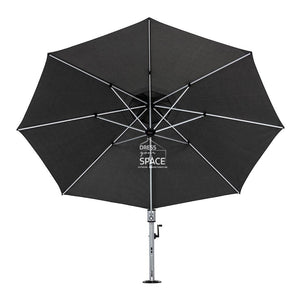 Eclipse Cantilever - 4m OCT. - Natural - Cantilever Side Post Umbrella - Instant Shade