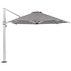 Eclipse Cantilever - Black Stripe - Cantilever Side Post Umbrella - Instant Shade