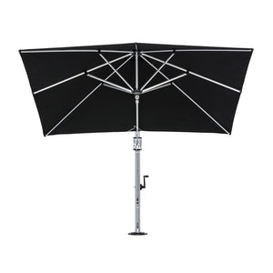 Eclipse Cantilever SQ. - Slate - Cantilever Side Post Umbrella - Instant Shade