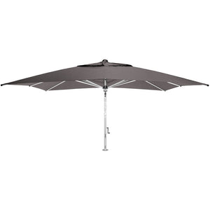 Eclipse V4 - 3m SQ. Smoked Tweed Cantilever Umbrella - Cantilever Side Post Umbrella - Instant Shade