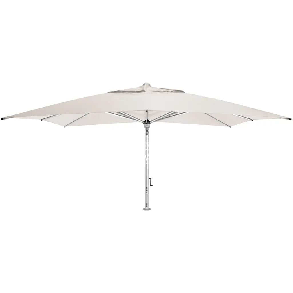 Eclipse V4 - 3m x 4m Natural Cantilever Umbrella - Cantilever Side Post Umbrella - Instant Shade