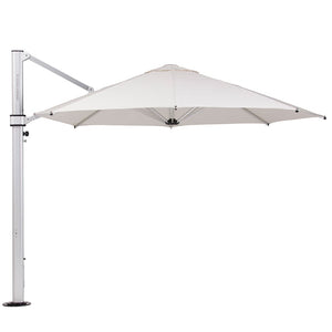 Eclipse V4 - 4m OCT. Natural Cantilever Umbrella - Cantilever Side Post Umbrella - Instant Shade