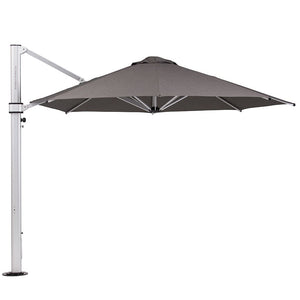 Eclipse V4 - 4m OCT. Smoked Tweed Cantilever Umbrella - Cantilever Side Post Umbrella - Instant Shade