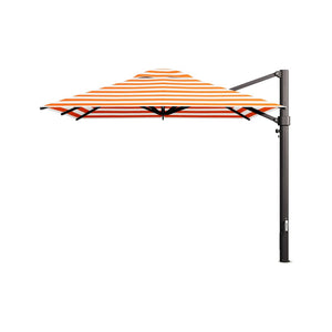 Eclipse V4 Custom Cantilever Umbrella - 4 sizes - Orange Stripe - Cantilever Side Post Umbrella - Instant Shade