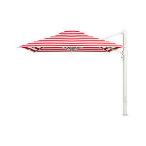 Eclipse V4 Red Stripe Custom Cantilever Umbrella - 4 sizes - Cantilever Side Post Umbrella - Instant Shade