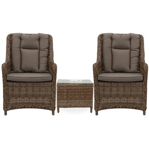 Elizabeth/Lisbon 3 Piece Recliner Set - Marina - Outdoor Recliner - DYS Outdoor