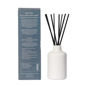 elume - Blue Mountains Mist Reed Diffuser - Fragrance Diffuser - elume