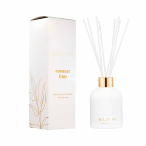 elume - Coconut Lime Boutique Reed Diffuser - Fragrance Diffuser - elume