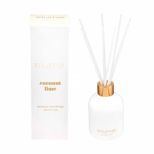 elume - Coconut Lime Boutique Reed Diffuser - Fragrance Diffuser - elume