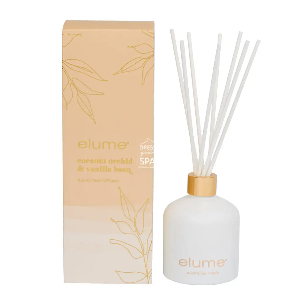 Elume - Coconut Orchid & Vanilla Bean Reed Diffuser - Fragrance Diffuser - elume
