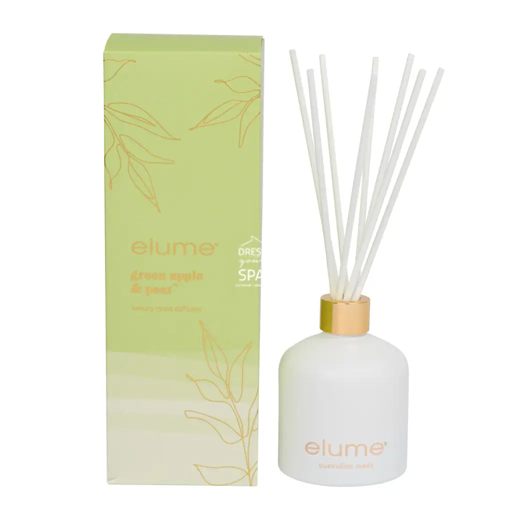 Elume - Green Apple & Pear Reed Diffuser - Fragrance Diffuser - elume