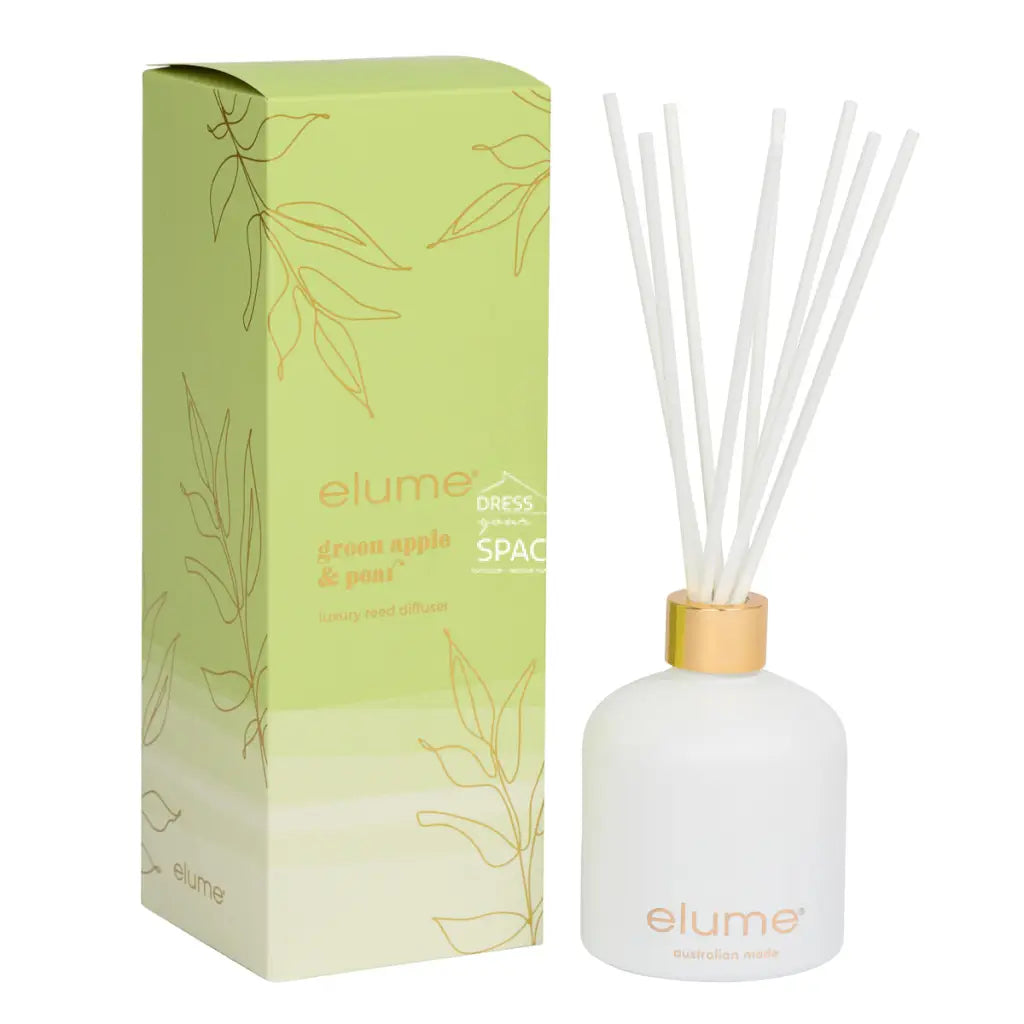 Elume - Green Apple & Pear Reed Diffuser - Fragrance Diffuser - elume