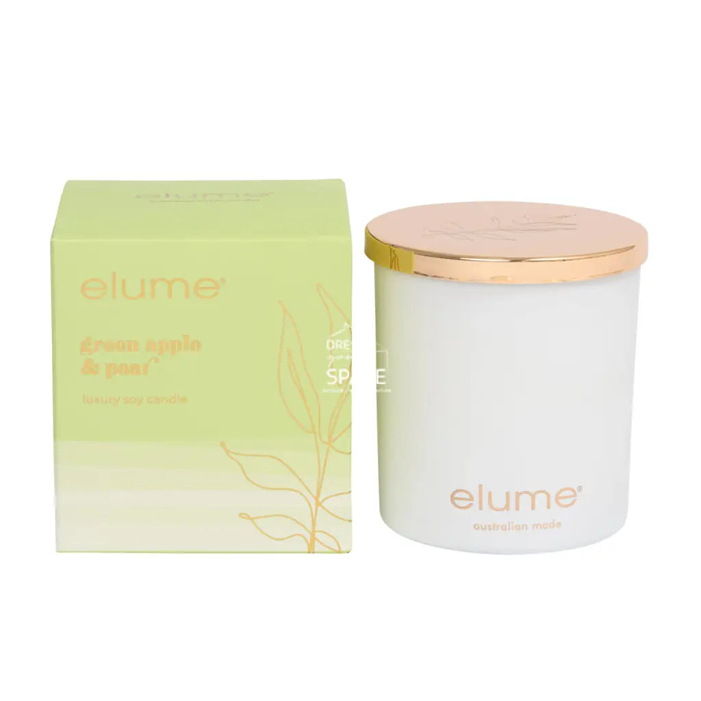 Elume - Green Apple & Pear Soy Candle - Candle - elume