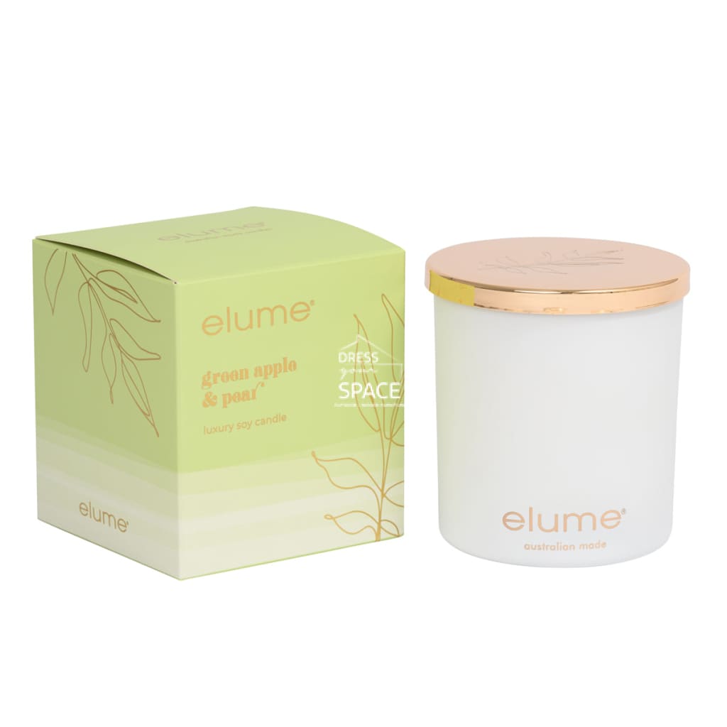 Elume - Green Apple & Pear Soy Candle - Candle - elume