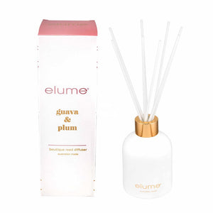elume - Guava & Plum Boutique Reed Diffuser - Fragrance Diffuser - elume
