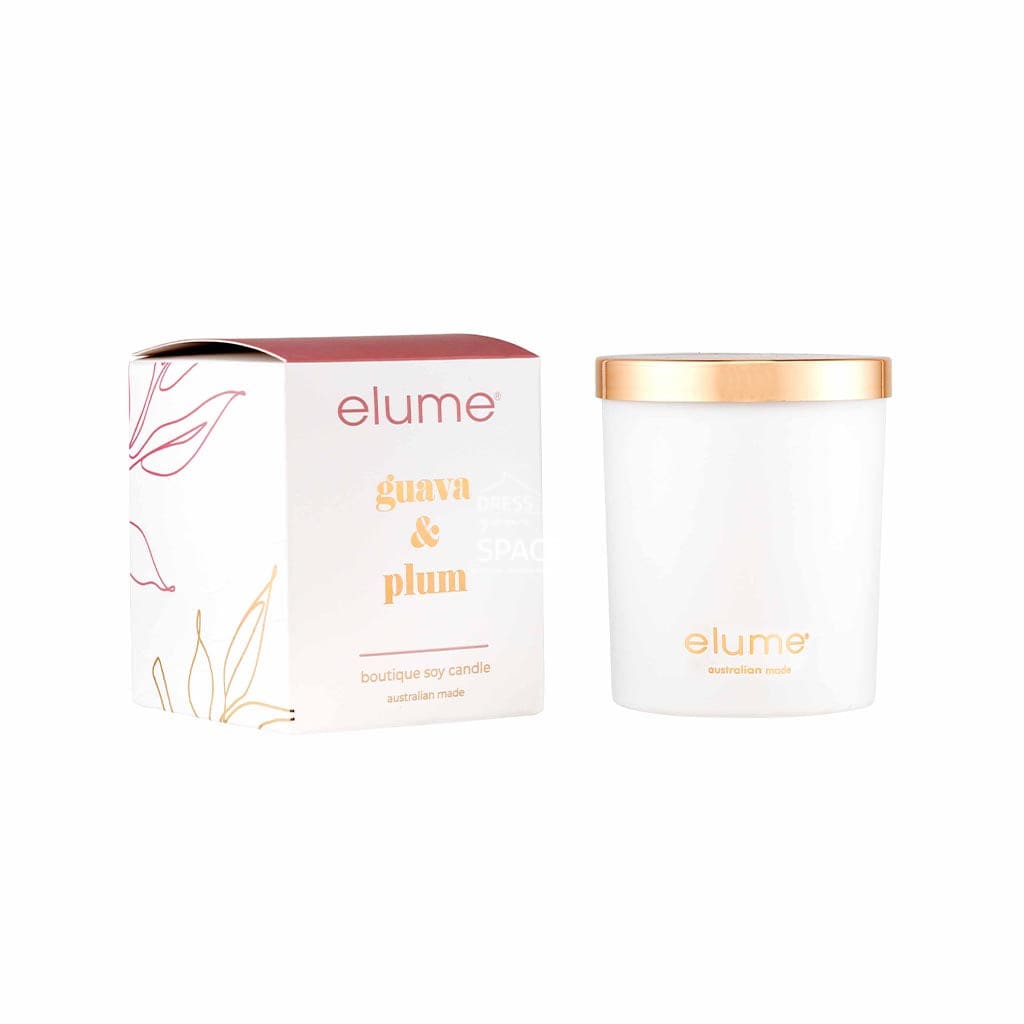 elume - Guava & Plum Boutique Soy Candle - Candle - elume