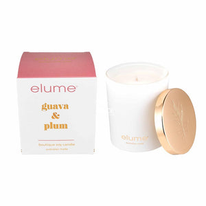 elume - Guava & Plum Boutique Soy Candle - Candle - elume