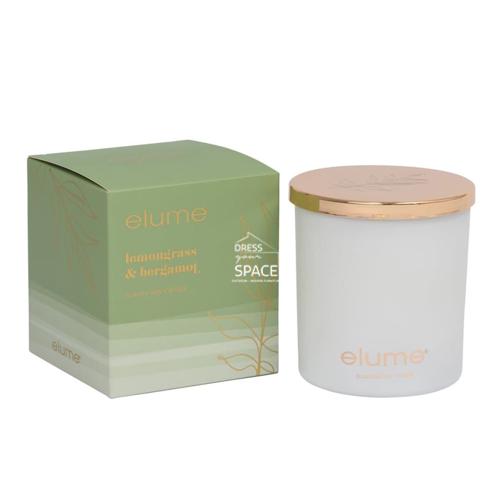 Elume - Lemongrass & Bergamot Soy Candle - Candle - elume