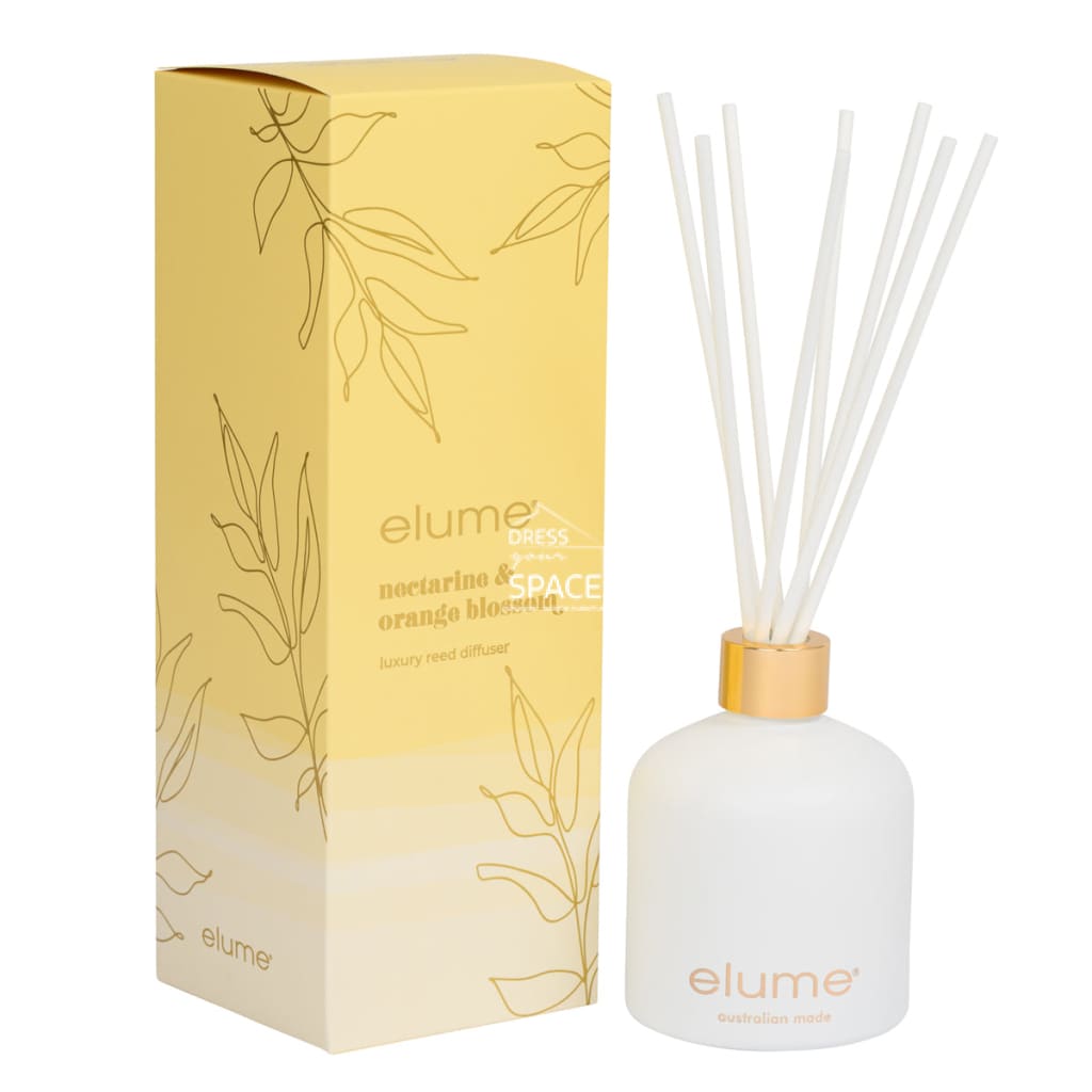 Elume - Nectarine & Orange Blossom Reed Diffuser - Fragrance Diffuser - elume