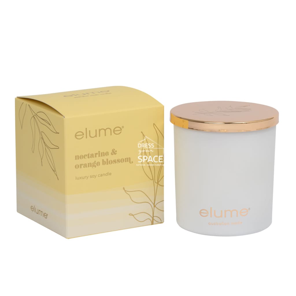 Elume - Nectarine & Orange Blossom Soy Candle - Candle - elume