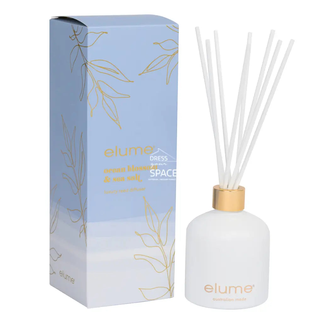 Elume - Ocean Blossom & Sea Salt Reed Diffuser - Fragrance Diffuser - elume
