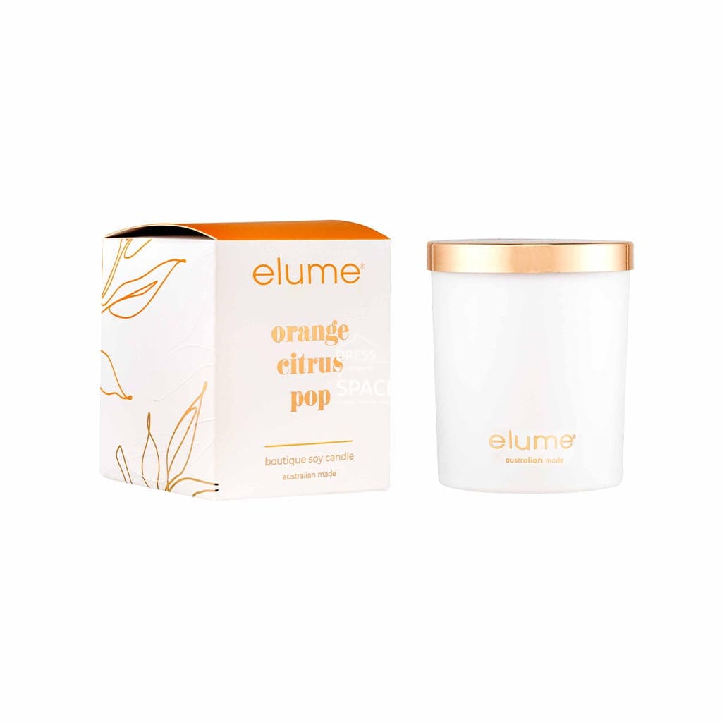 elume - Orange Citrus Pop Boutique Soy Candle - Candle - elume