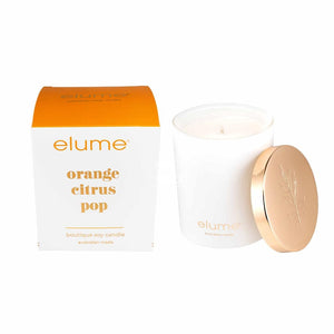 elume - Orange Citrus Pop Boutique Soy Candle - Candle - elume