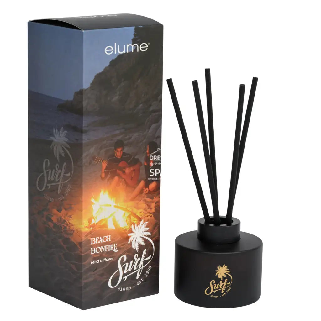 Elume - Surf Range - Beach Bonfire Reed Diffuser - Fragrance Diffuser - elume