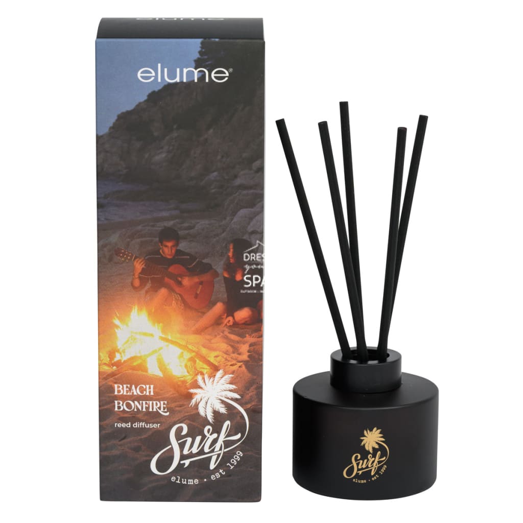 Elume - Surf Range - Beach Bonfire Reed Diffuser - Fragrance Diffuser - elume