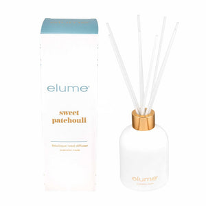 elume - Sweet Patchouli Boutique Reed Diffuser - Fragrance Diffuser - elume