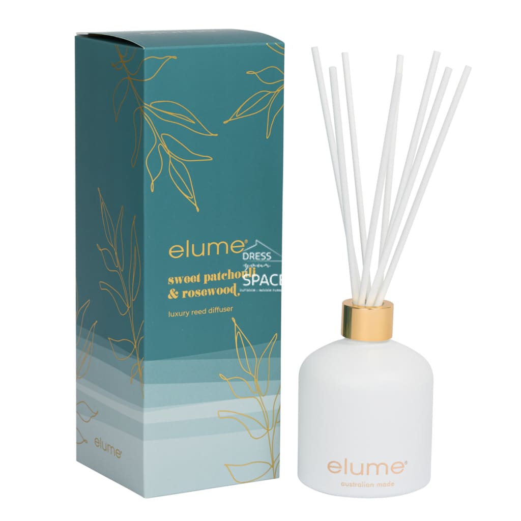 Elume - Sweet Patchouli & Rosewood Reed Diffuser - Fragrance Diffuser - elume