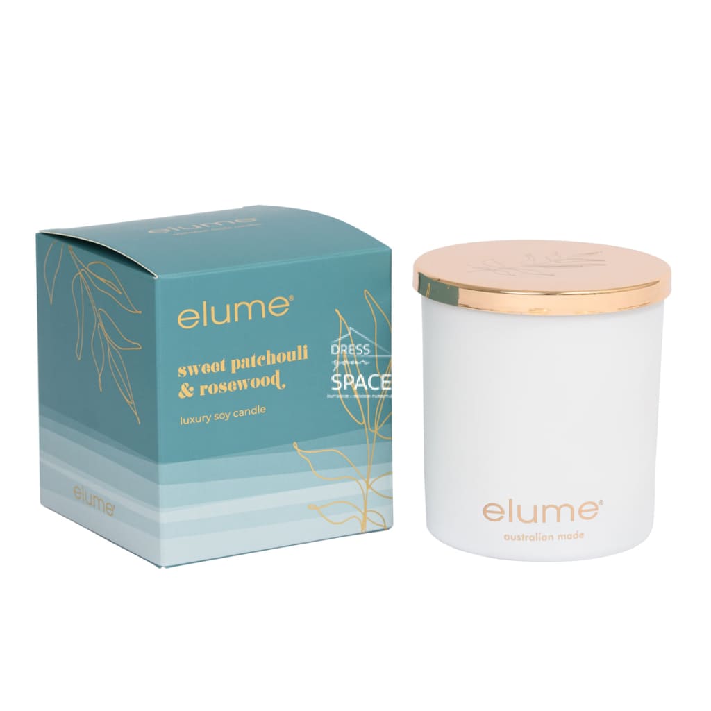 Elume - Sweet Patchouli & Rosewood Soy Candle - Candle - elume