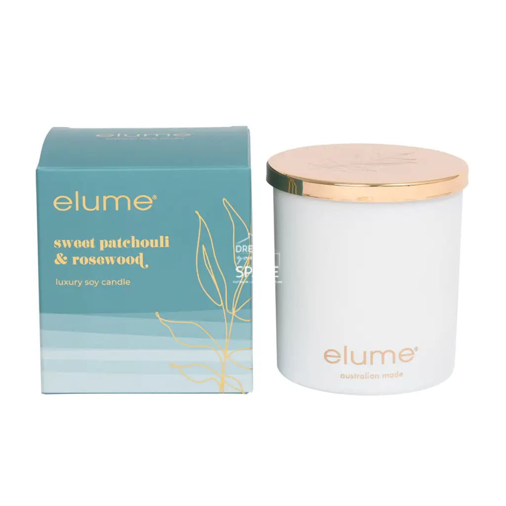 Elume - Sweet Patchouli & Rosewood Soy Candle - Candle - elume