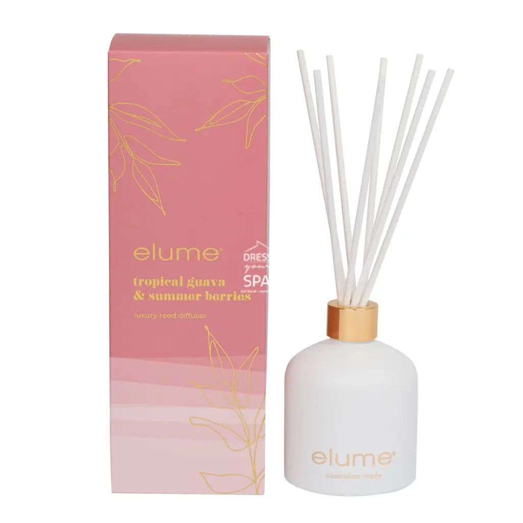 Elume - Tropical Guava & Summer Berries Reed Diffuser - Fragrance Diffuser - elume